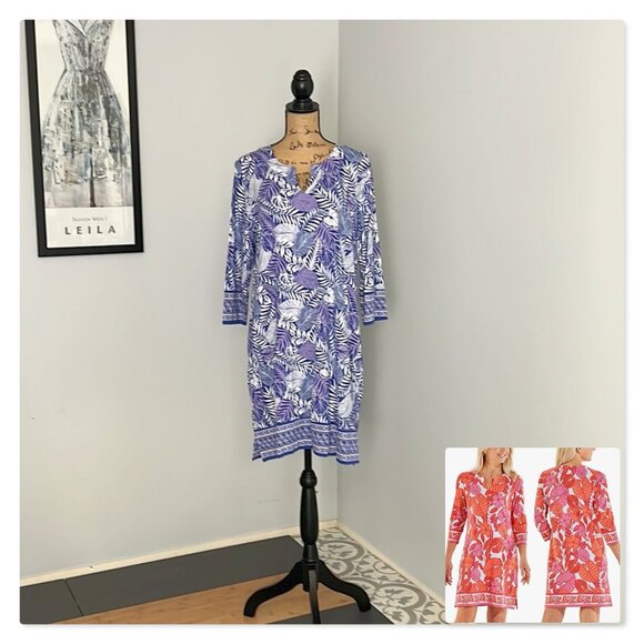 Coolibar Tunic Dress with 3/4 Sleeve UPF 50+ Sz XL - Picture 1 of 12